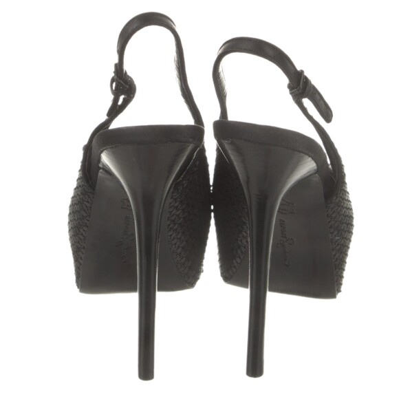 Report Signature Black Sequin Platform 5.5" Stiletto Heels with Box, Size 9.5 - Picture 4 of 10